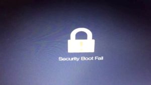 sua-loi-secure boot fail-laptop-acer